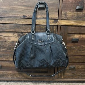 100% authentic black Coach purse